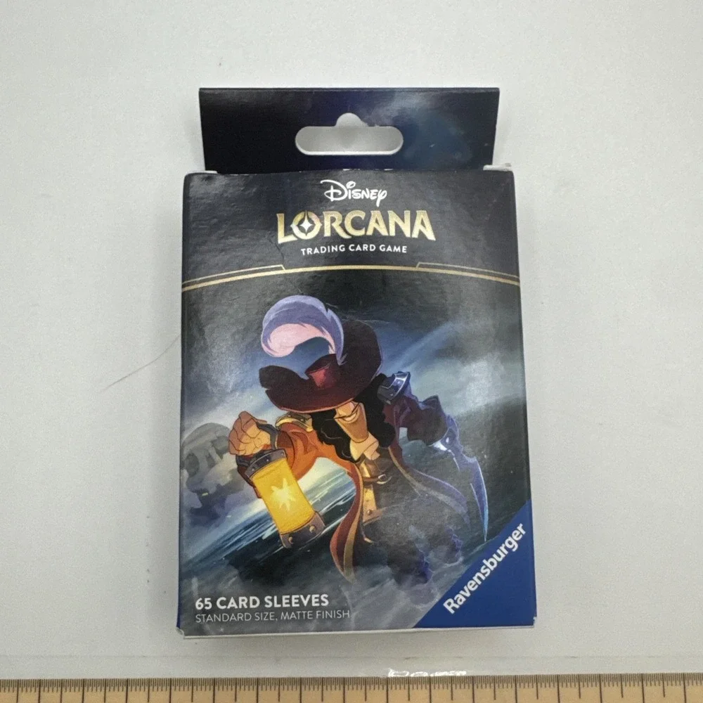 Disney Lorcana TCG Captain Hook Standard Card Sleeves (65-Count) NEW